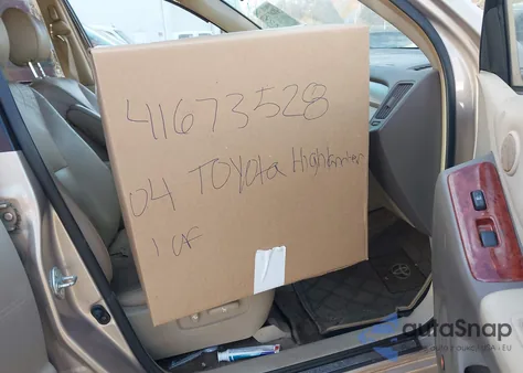 2004 Toyota Highlander Limited V6 from USA, damaged, VIN JTEDP21A340018316